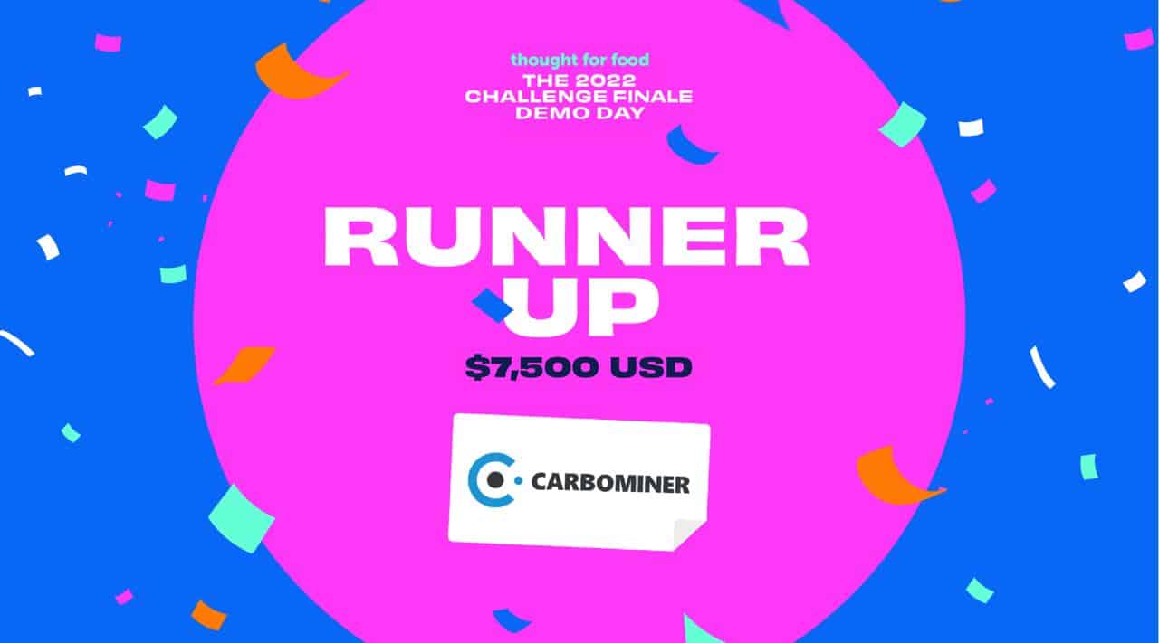 Carbominer winning Thought for Food Challenge