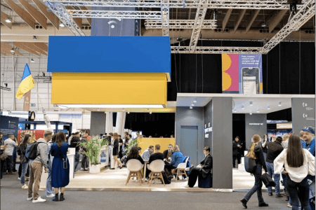 Ukrainian tech stand at Web Summit 2022