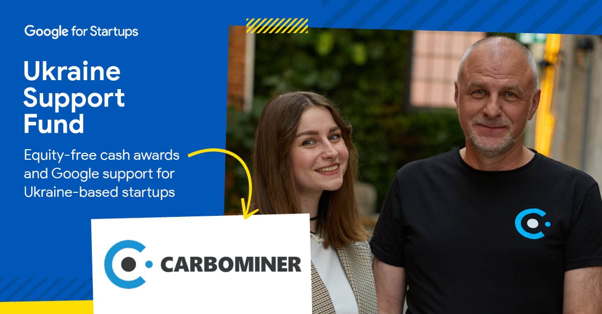 UkraineSupportFund_Award_Carbominer_GoogleForStartups